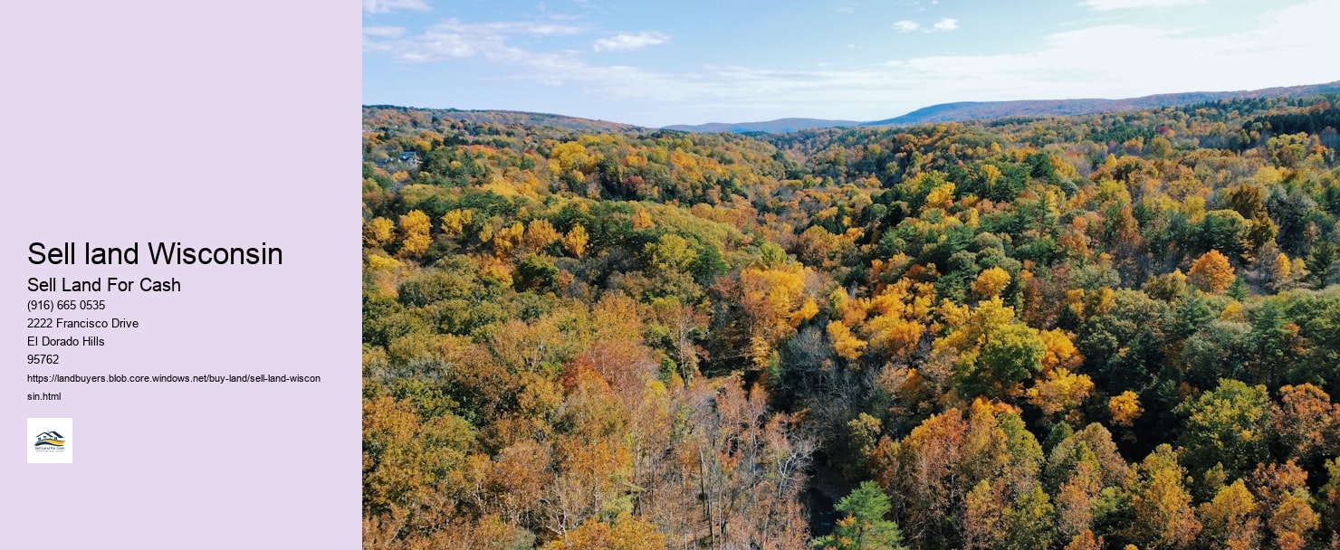 Sell land Wisconsin