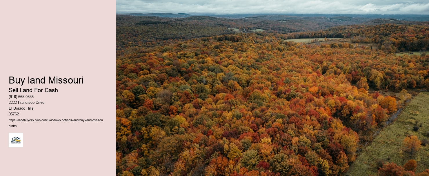 Buy land Missouri